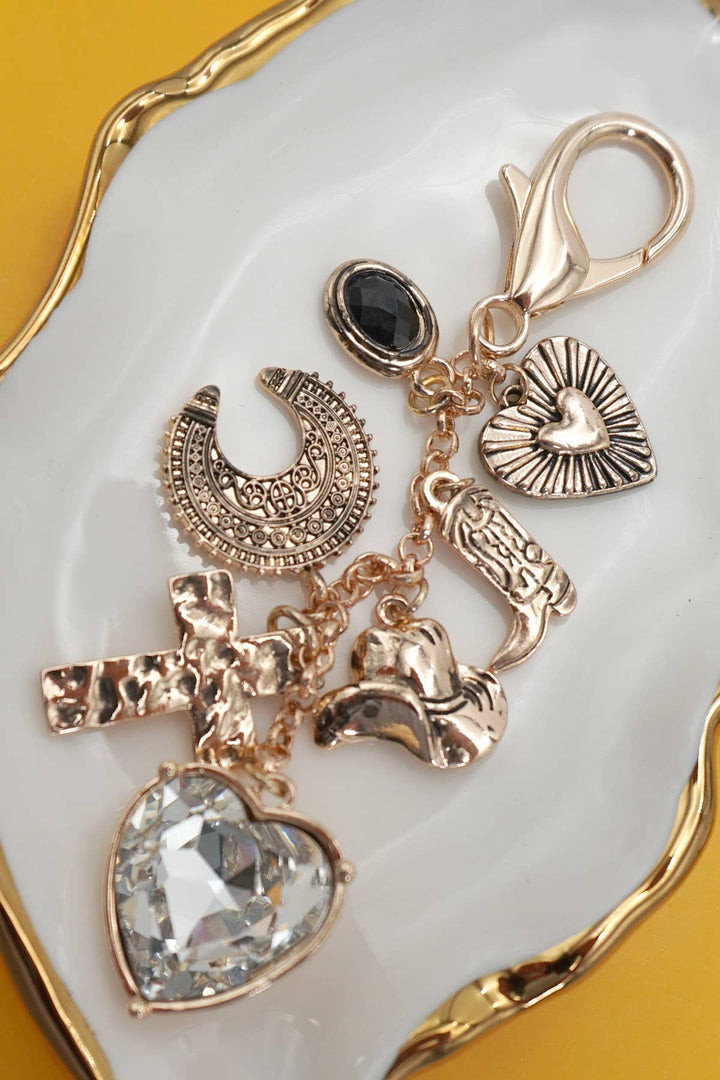 Bag Charm Key Chain - Western-Anatomy Clothing Boutique in Brenham, Texas