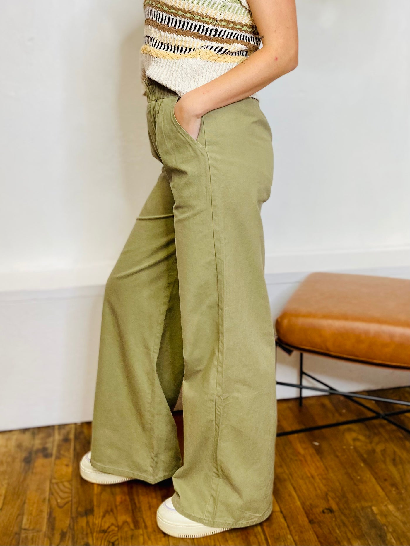 Hallie Wide Leg Pants-Bottoms and Jeans-Anatomy Clothing Boutique in Brenham, Texas