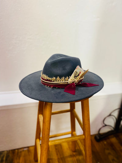 Linda Custom Wide Brim Hat-Accessories-Anatomy Clothing Boutique in Brenham, Texas