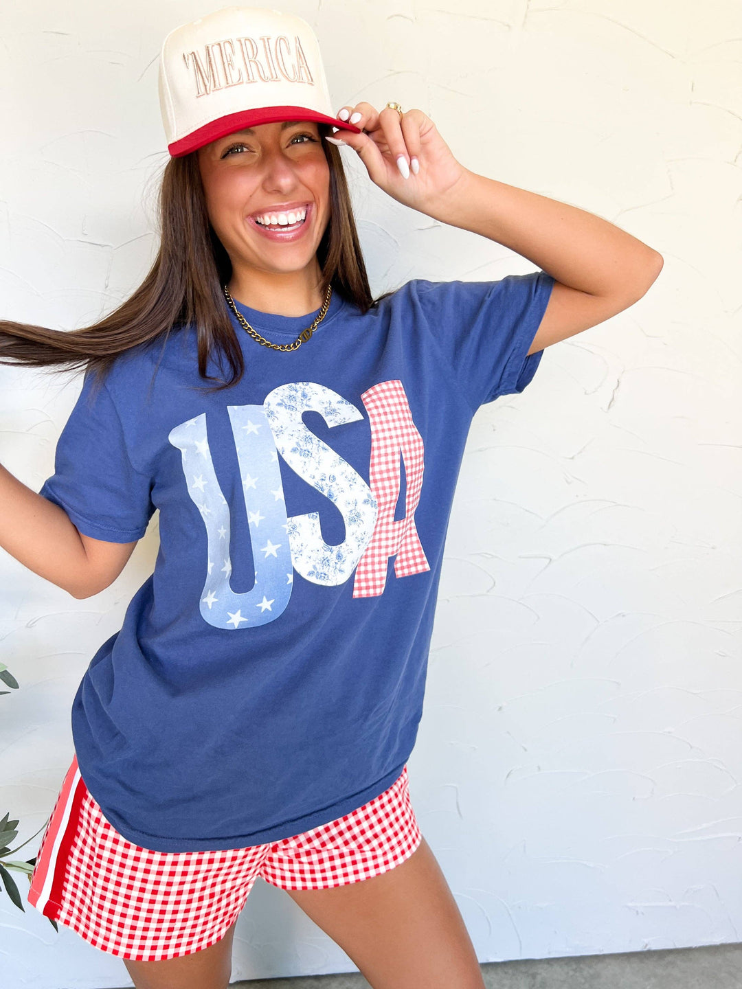 USA Picnic Graphic Tee-Anatomy Clothing Boutique in Brenham, Texas