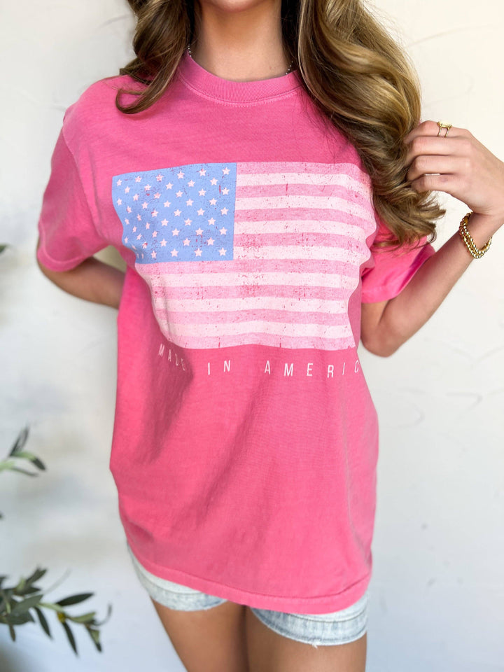 Made in America Graphic Tee-Tops-Anatomy Clothing Boutique in Brenham, Texas