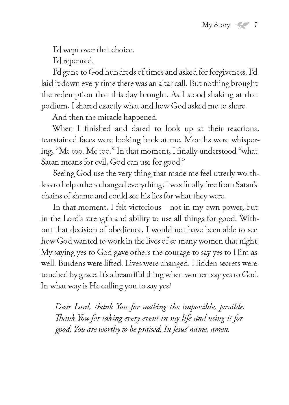 What Happens When Women Say Yes to God Devotional-Anatomy Clothing Boutique in Brenham, Texas