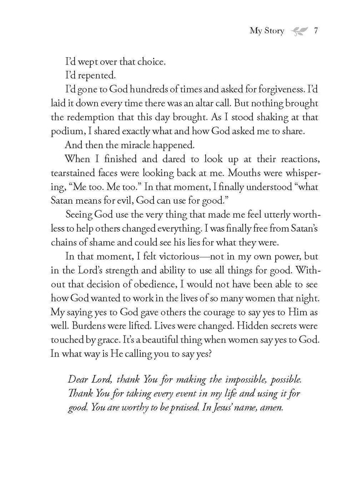 What Happens When Women Say Yes to God Devotional-Anatomy Clothing Boutique in Brenham, Texas