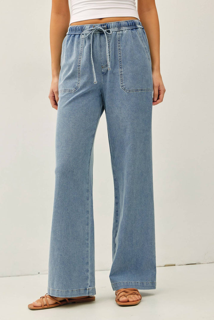 Slow Mornings Pull On Pants-Bottoms and Jeans-Anatomy Clothing Boutique in Brenham, Texas