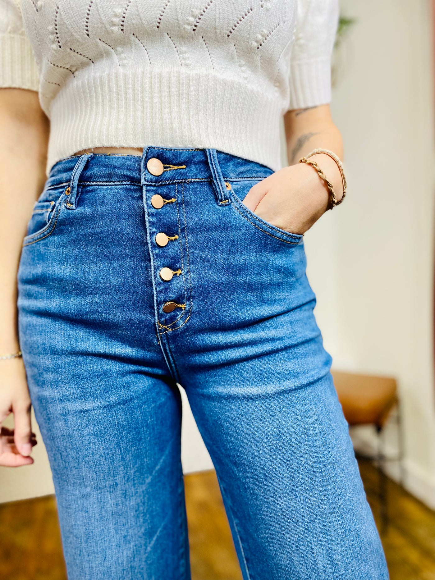 Fiona Wide Leg Jean DEAR JOHN - Dorset-Bottoms and Jeans-Anatomy Clothing Boutique in Brenham, Texas
