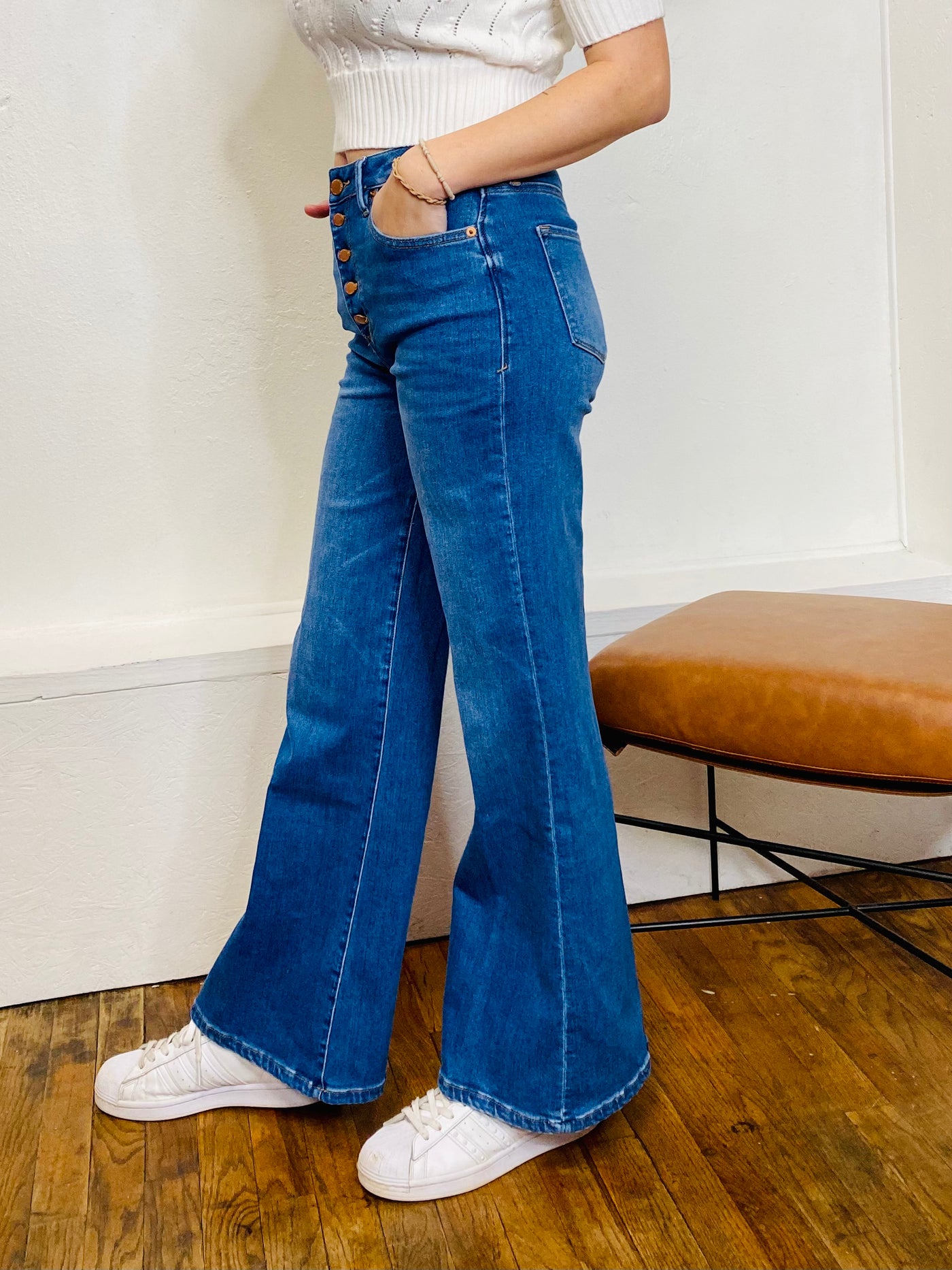 Fiona Wide Leg Jean DEAR JOHN - Dorset-Bottoms and Jeans-Anatomy Clothing Boutique in Brenham, Texas