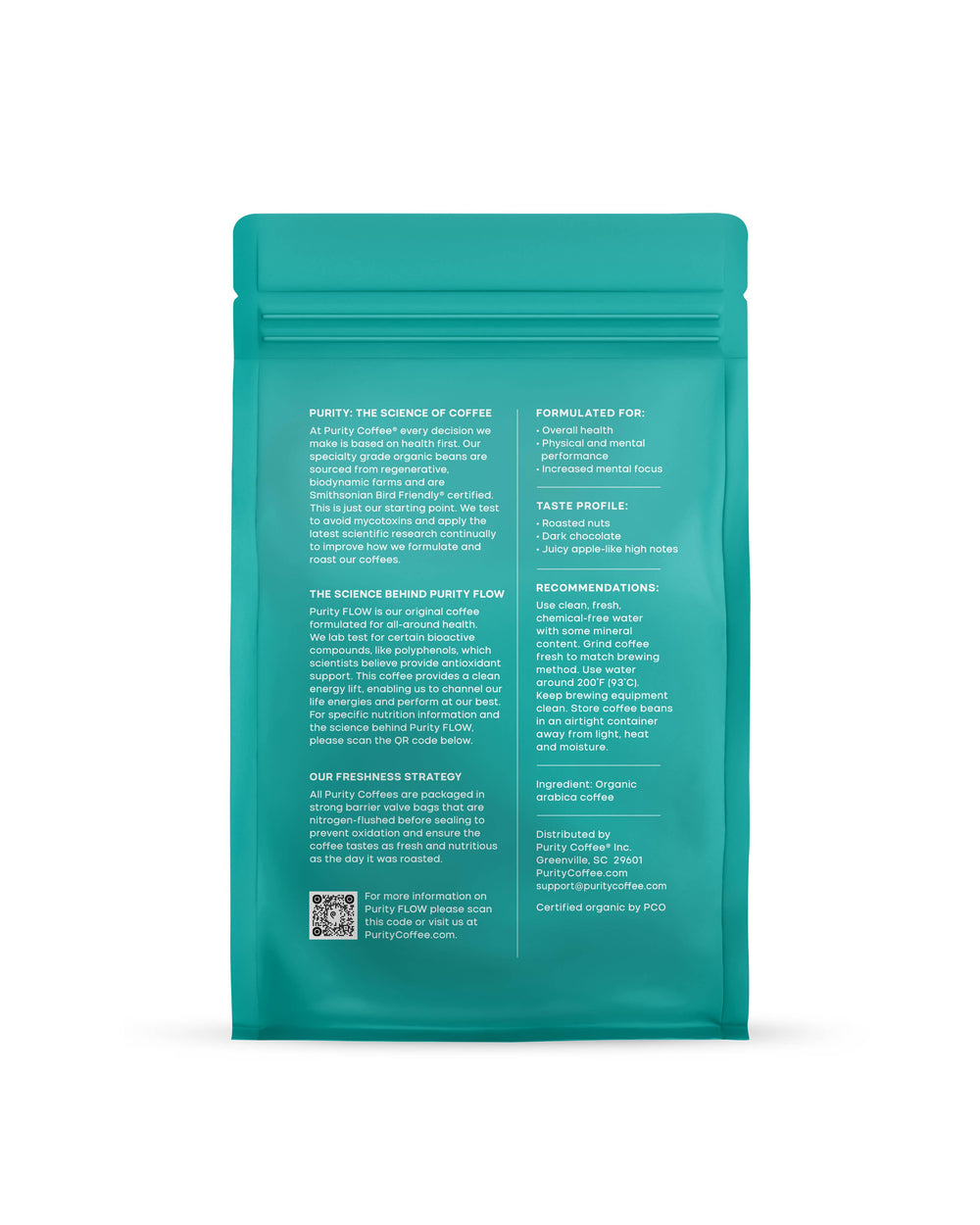 Organic Mold Free Coffee PURITY - Flow-Anatomy Clothing Boutique in Brenham, Texas