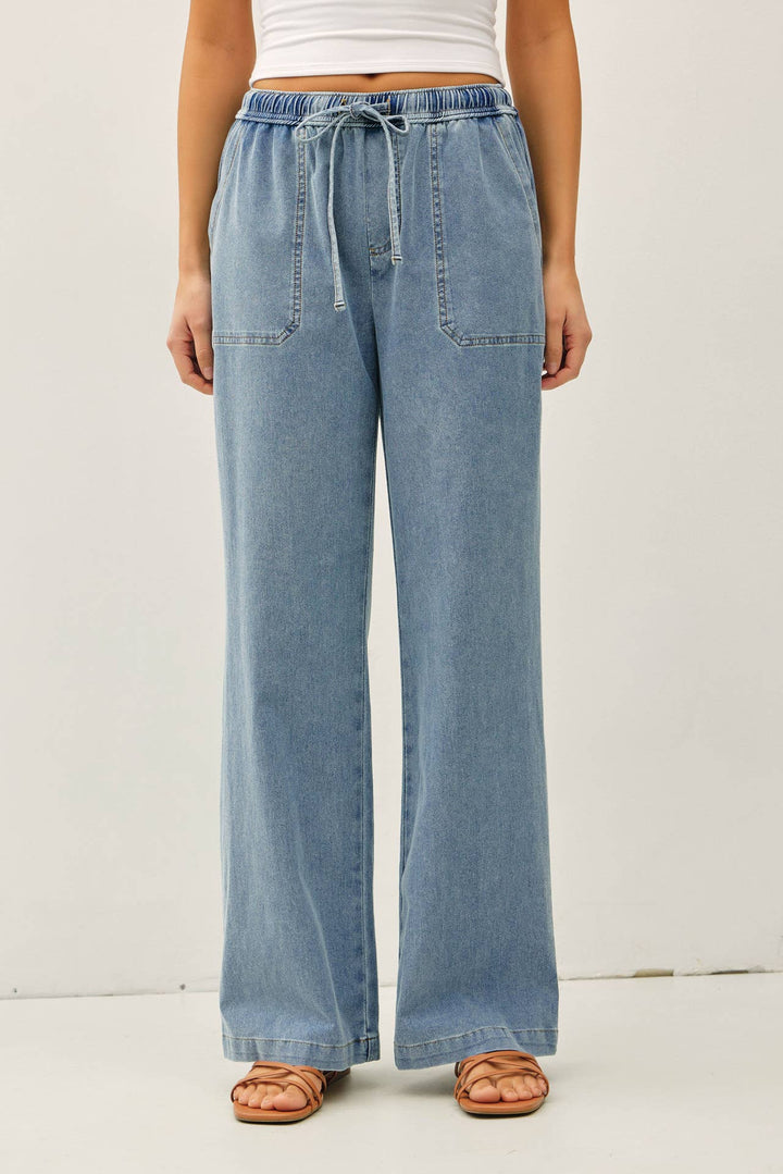 Slow Mornings Pull On Pants-Bottoms and Jeans-Anatomy Clothing Boutique in Brenham, Texas