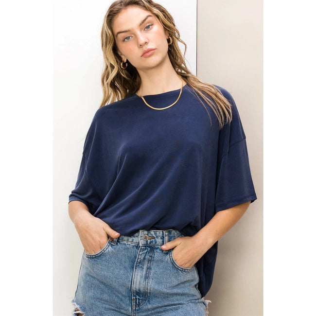 James Relaxed Casual Tee-Tops-Anatomy Clothing Boutique in Brenham, Texas