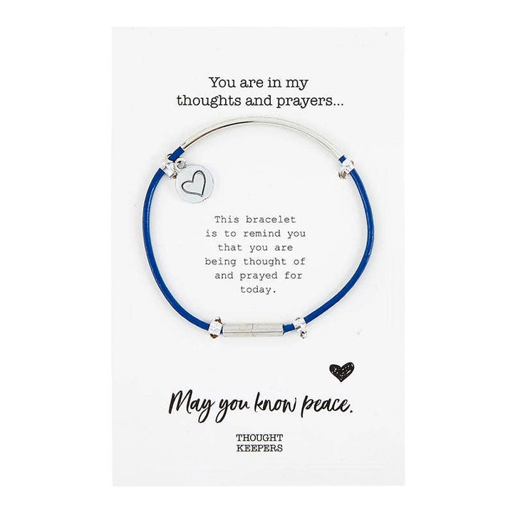 Thought Keepers Bracelet - Blue/Silver-Anatomy Clothing Boutique in Brenham, Texas