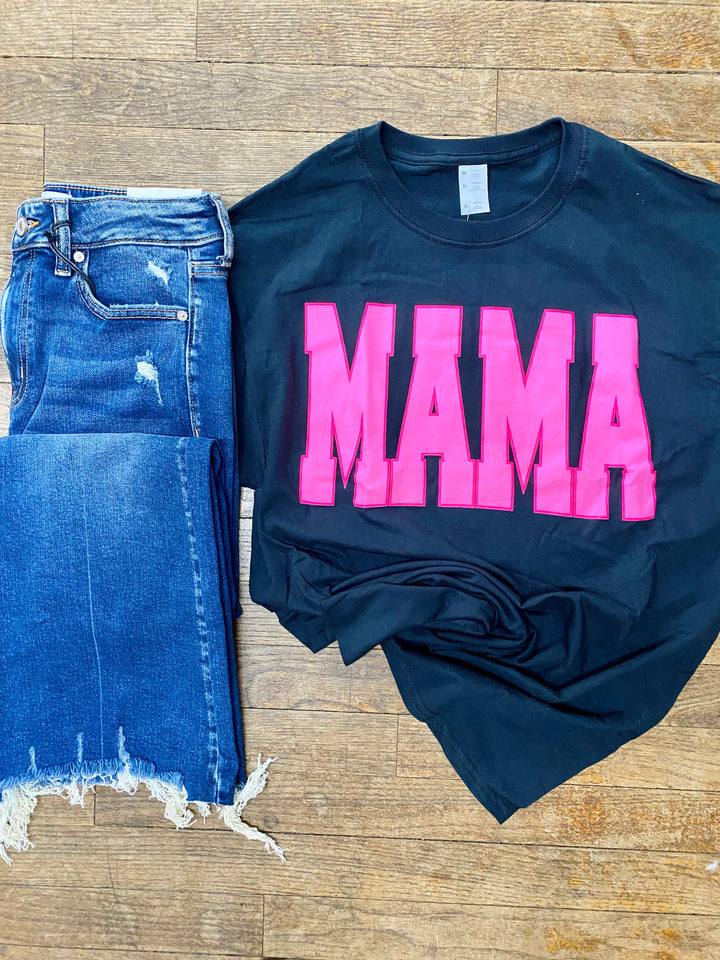 Mama Graphic Tee-Tops-Anatomy Clothing Boutique in Brenham, Texas