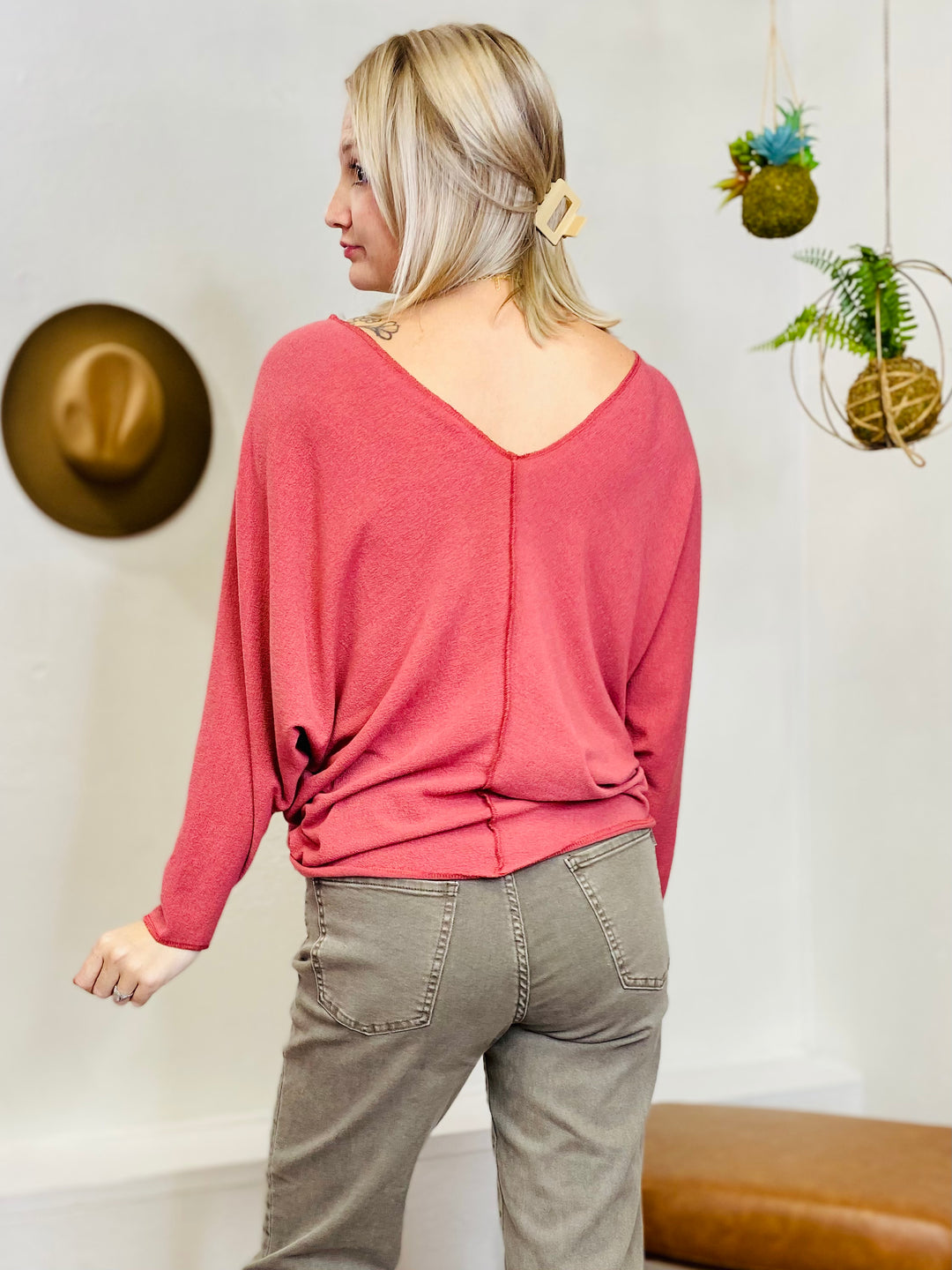Tribeca Long Sleeve Top-Tops-Anatomy Clothing Boutique in Brenham, Texas