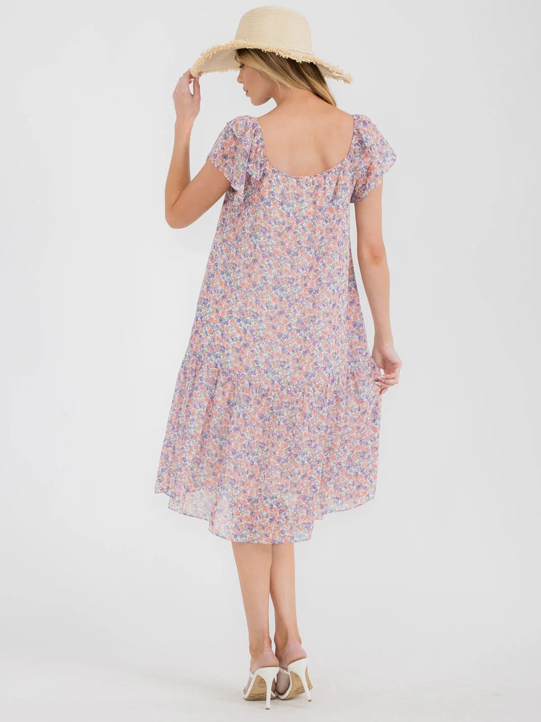 Wonderland Floral Midi Dress