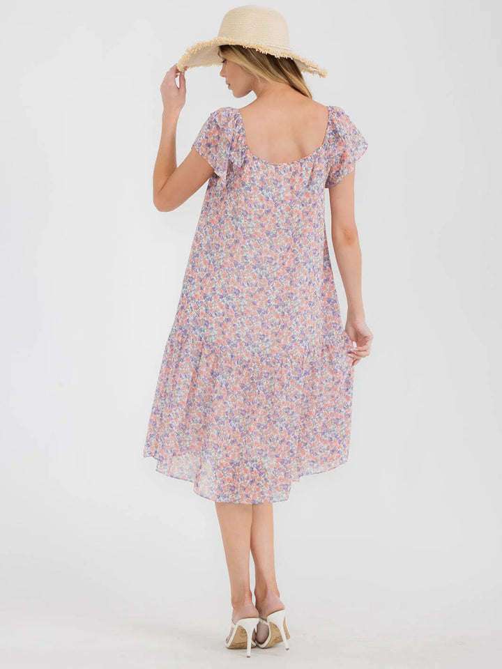 Wonderland Floral Midi Dress