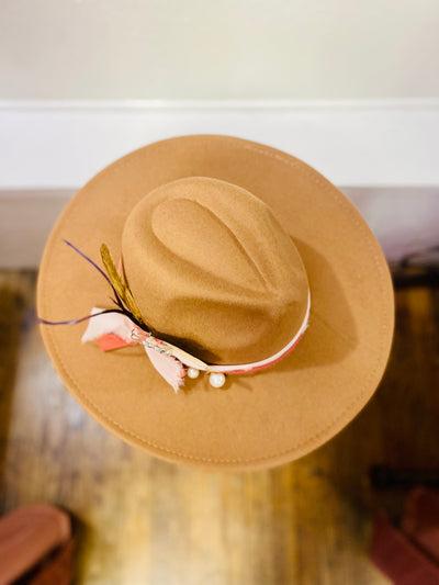 Kenzie Custom Wide Brim Hat-Accessories-Anatomy Clothing Boutique in Brenham, Texas