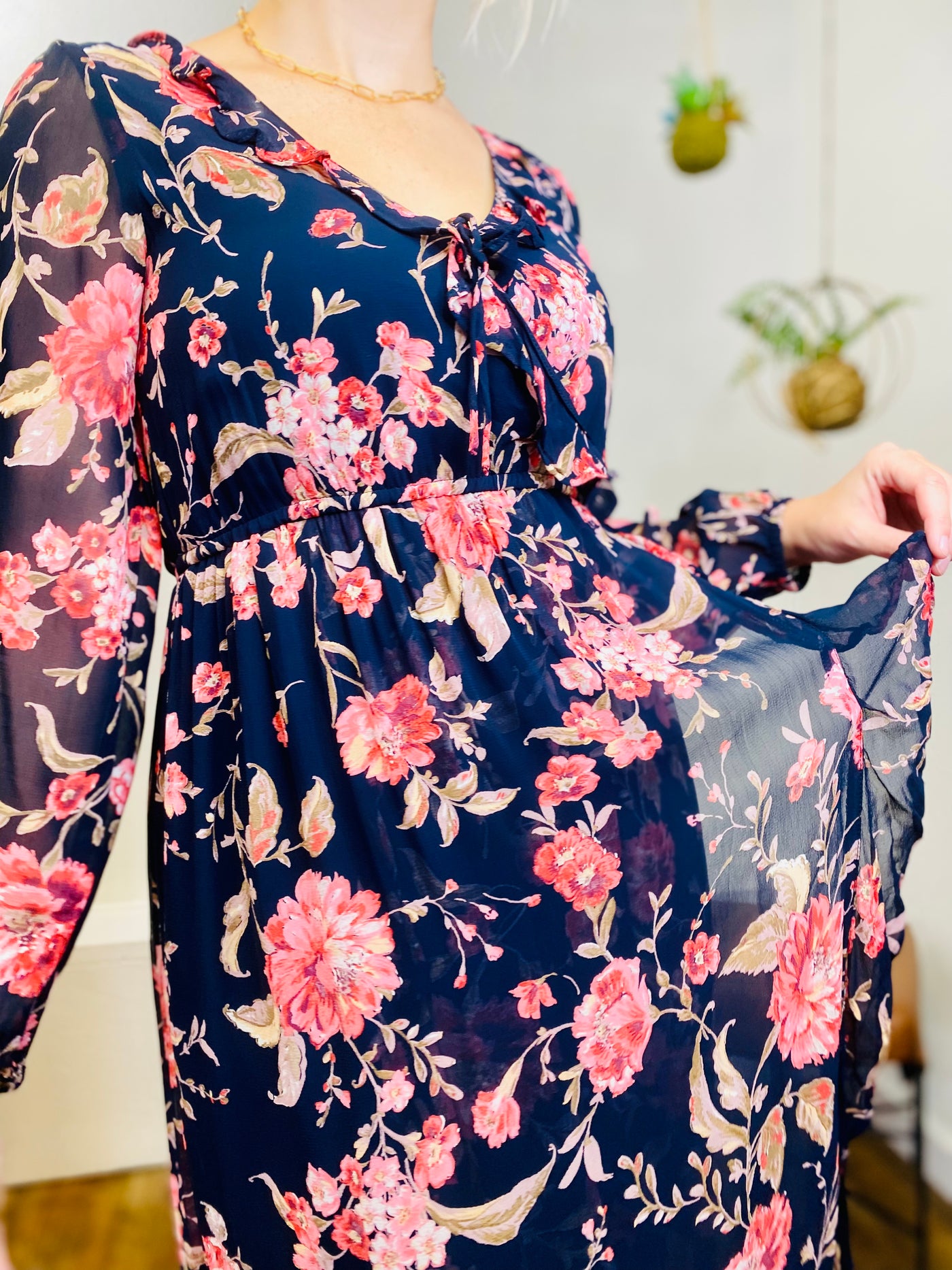 Garber Floral Maxi Dress BILA 77-Dresses-Anatomy Clothing Boutique in Brenham, Texas