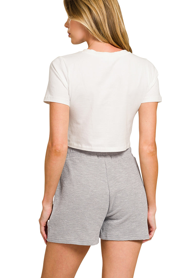 Easy Days Slub Lounge Set-sets-Anatomy Clothing Boutique in Brenham, Texas