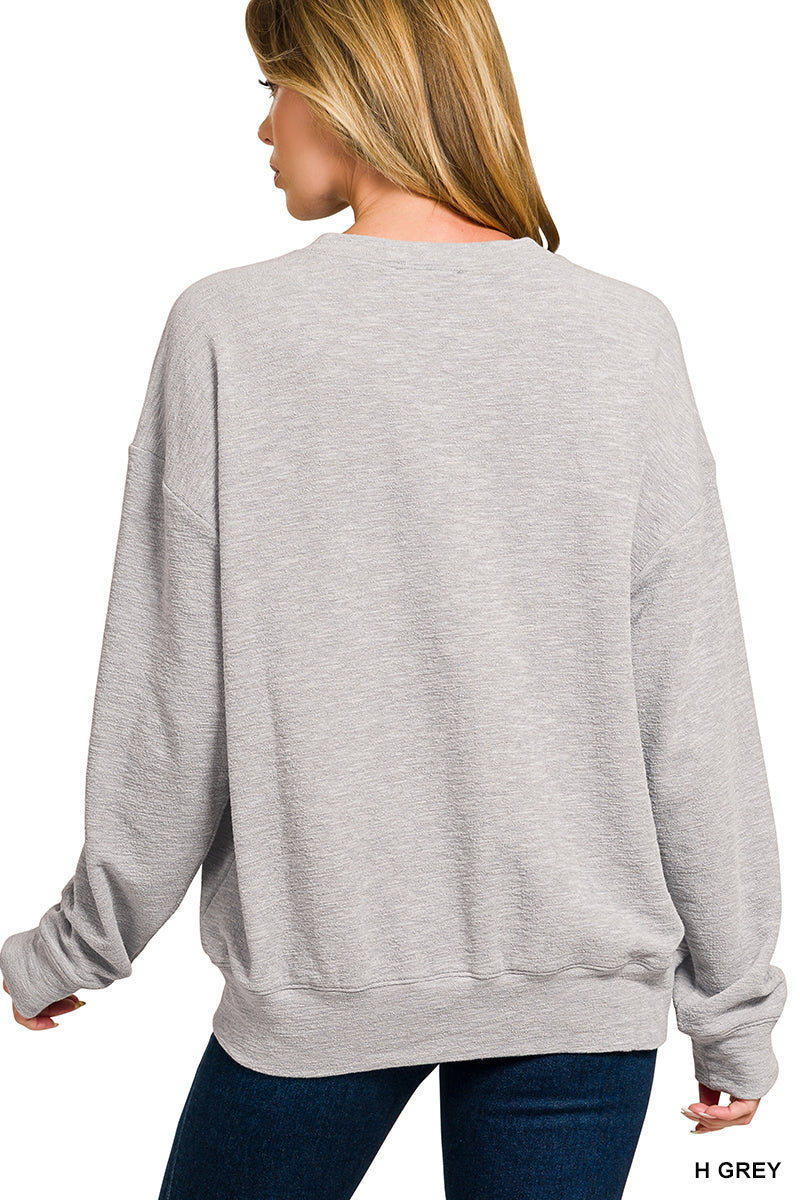 Easy Days Slub Lounge Set-sets-Anatomy Clothing Boutique in Brenham, Texas