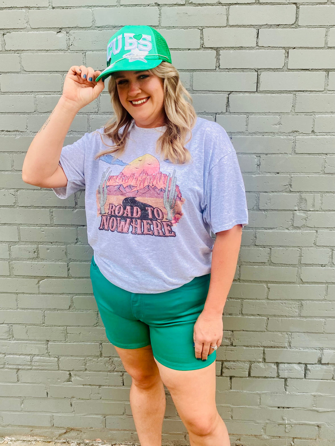 Kelsey Shorts - Green-Bottoms and Jeans-Anatomy Clothing Boutique in Brenham, Texas
