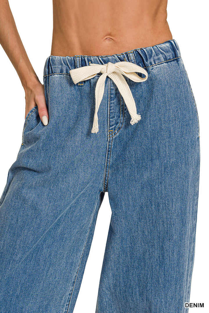 Davy Wide Leg Jeans-Anatomy Clothing Boutique in Brenham, Texas