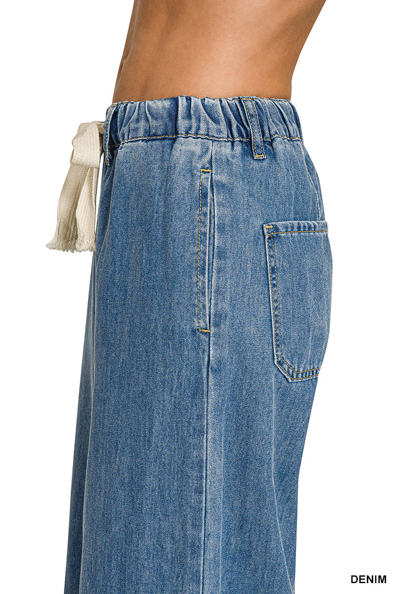 Davy Wide Leg Jeans-Anatomy Clothing Boutique in Brenham, Texas