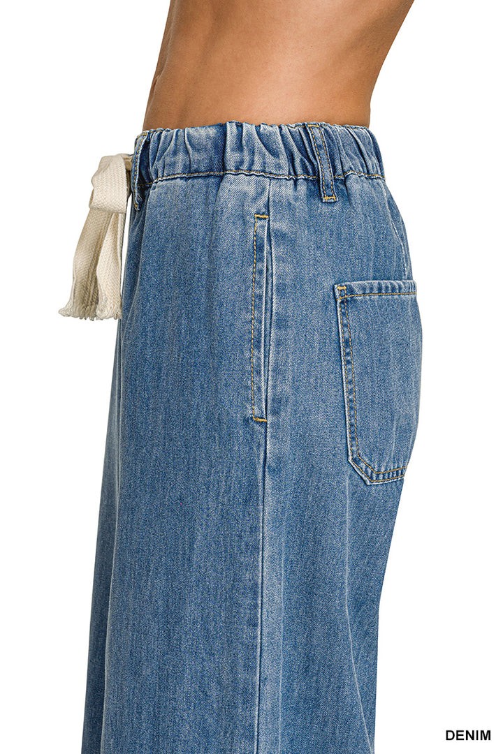 Davy Wide Leg Jeans-Anatomy Clothing Boutique in Brenham, Texas