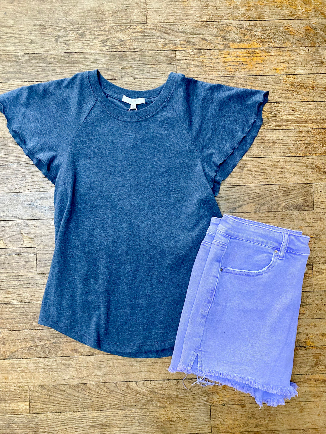 Abby Flutter Tee Z SUPPLY-Tops-Anatomy Clothing Boutique in Brenham, Texas