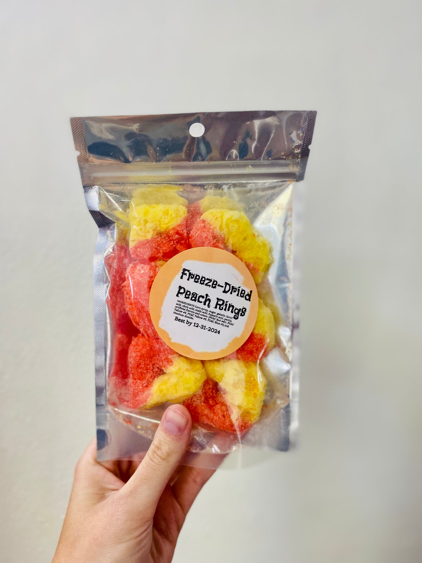 Freeze Dried Peach Rings-Accessories-Anatomy Clothing Boutique in Brenham, Texas