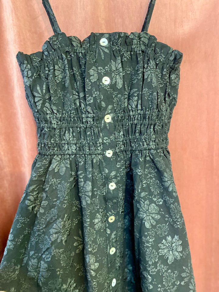 Clara Black Midi Dress-Dresses-Anatomy Clothing Boutique in Brenham, Texas