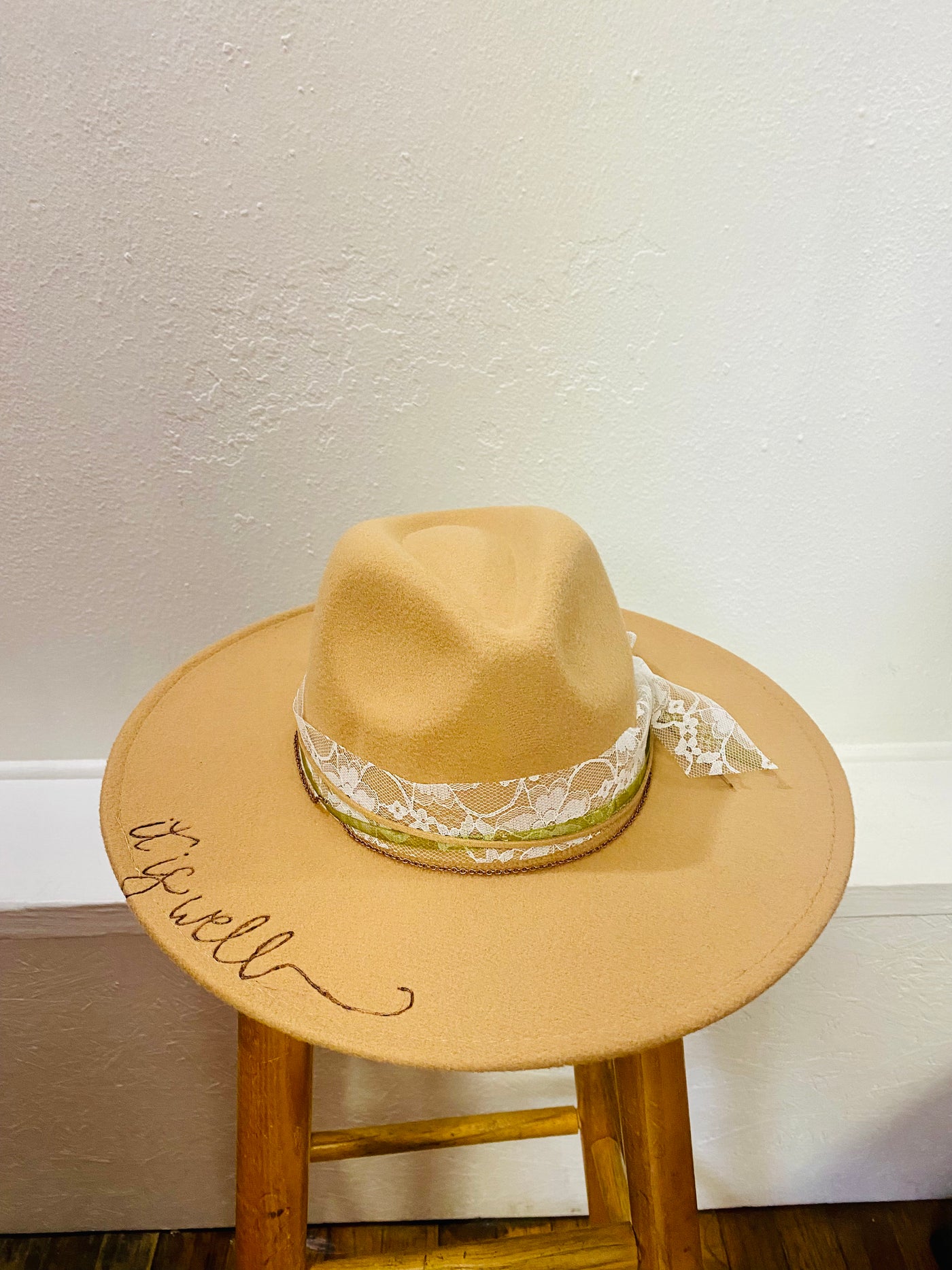 It Is Well Custom Wide Brim Hat-Accessories-Anatomy Clothing Boutique in Brenham, Texas
