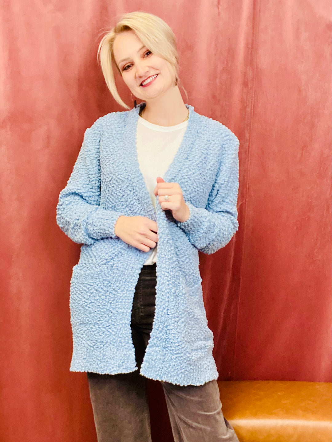 Popcorn Open Front Cardigan Anatomy Clothing – Anatomy