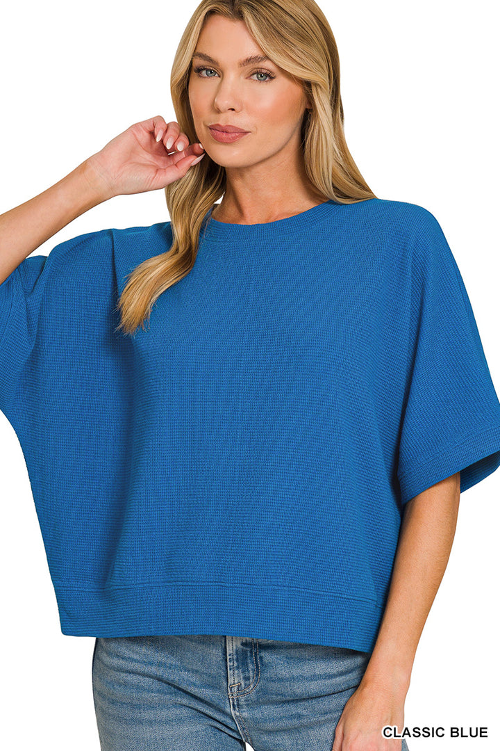 Blue Skies Ahead Knit Top-Tops-Anatomy Clothing Boutique in Brenham, Texas