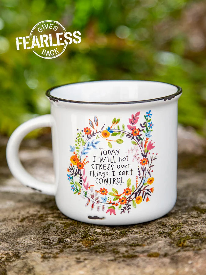 Fearless Thoughts Mug NATURAL LIFE-Accessories-Anatomy Clothing Boutique in Brenham, Texas