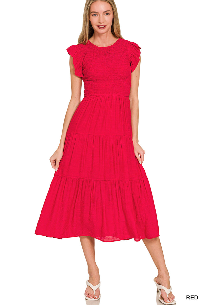 Red Lip Classic Dress-Dresses-Anatomy Clothing Boutique in Brenham, Texas