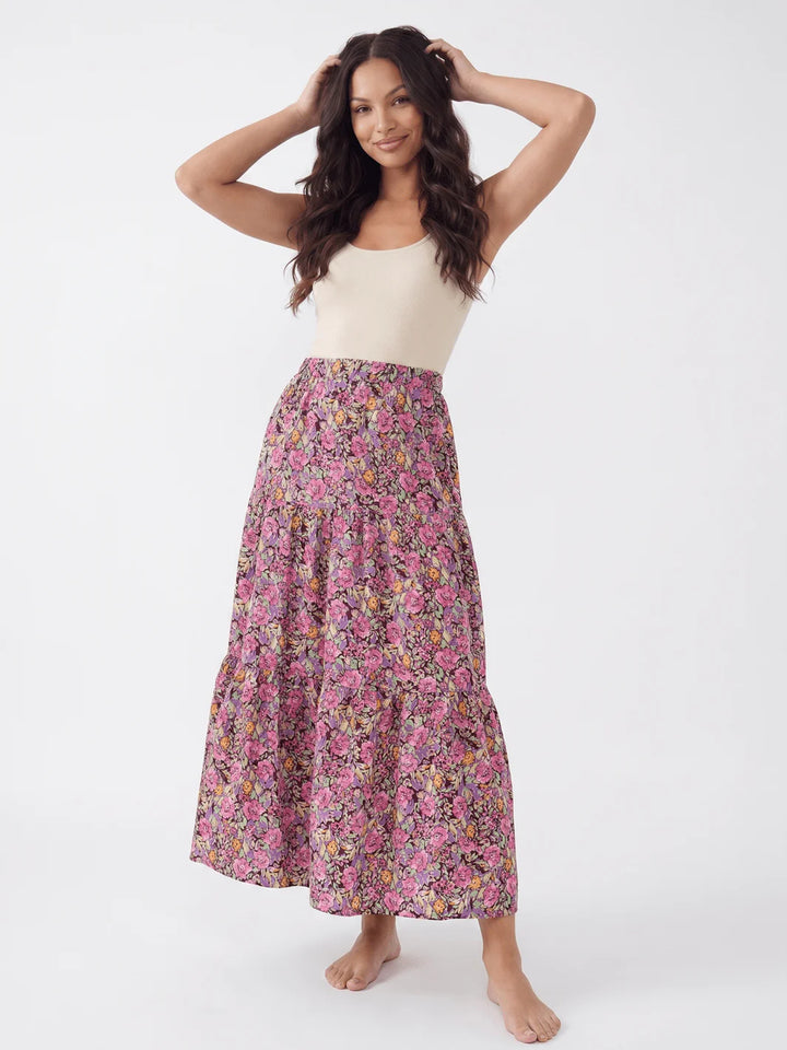 Wildflower Tiered Maxi Skirt