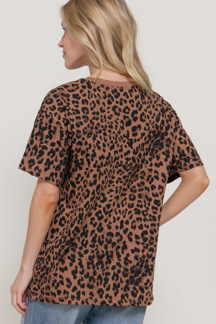 Alley Cat Tee - Brown