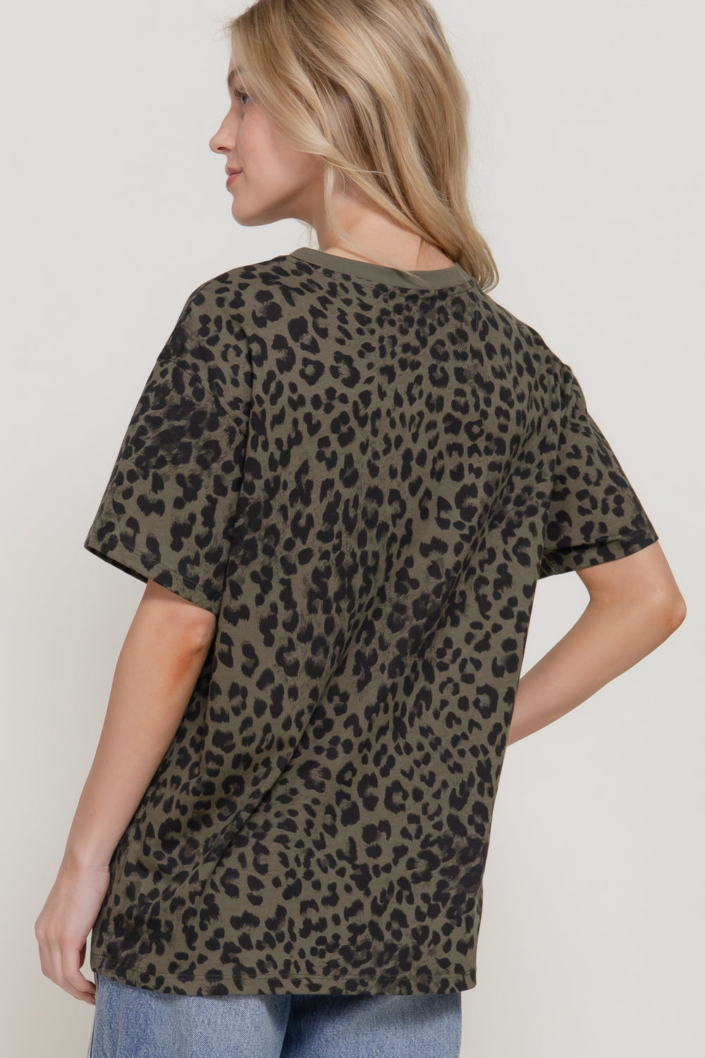 Alley Cat Tee - Olive-Tops-Anatomy Clothing Boutique in Brenham, Texas