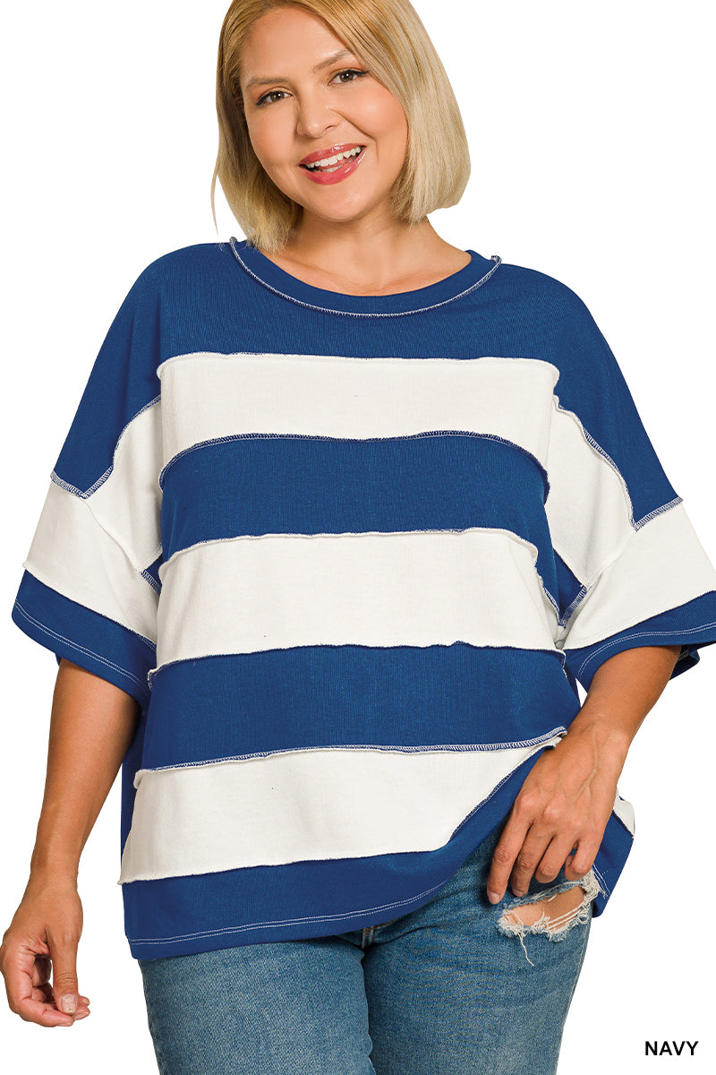 Coney Island Top [Curvy]-Tops-Anatomy Clothing Boutique in Brenham, Texas