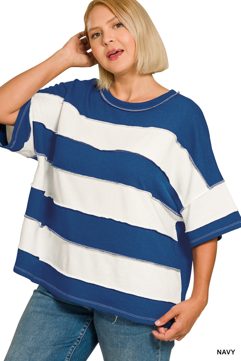 Coney Island Top [Curvy]-Tops-Anatomy Clothing Boutique in Brenham, Texas