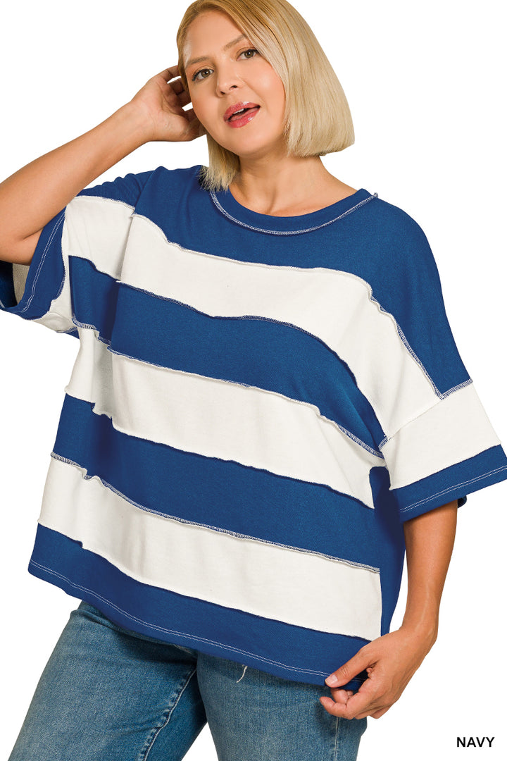 Coney Island Top [Curvy]-Tops-Anatomy Clothing Boutique in Brenham, Texas