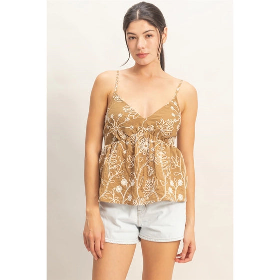 Sweet Meadow Set - Brown-sets-Anatomy Clothing Boutique in Brenham, Texas
