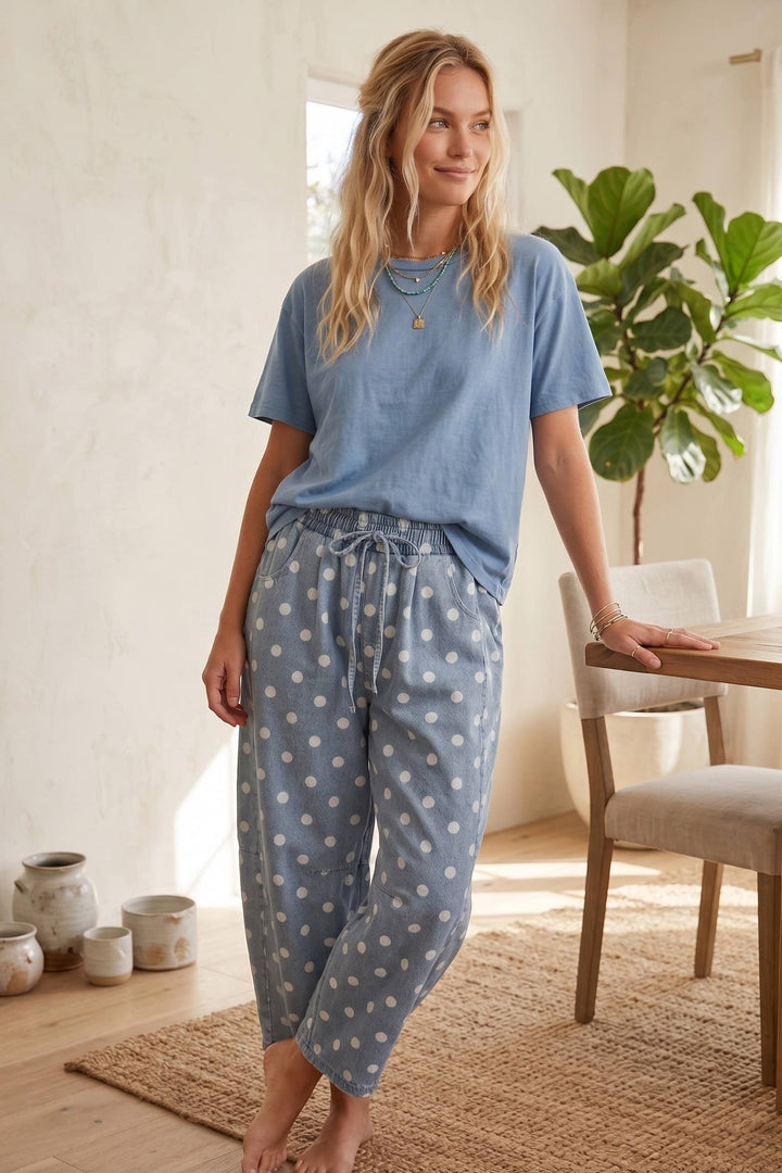Dottie Denim Barrel Pants-Bottoms and Jeans-Anatomy Clothing Boutique in Brenham, Texas