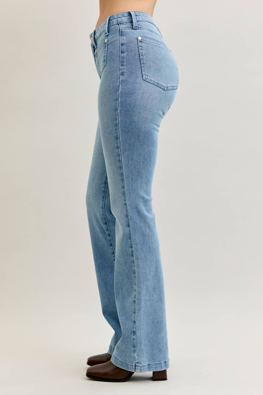 Easy Rider Bootcut Jeans JUDY BLUE-Bottoms and Jeans-Anatomy Clothing Boutique in Brenham, Texas