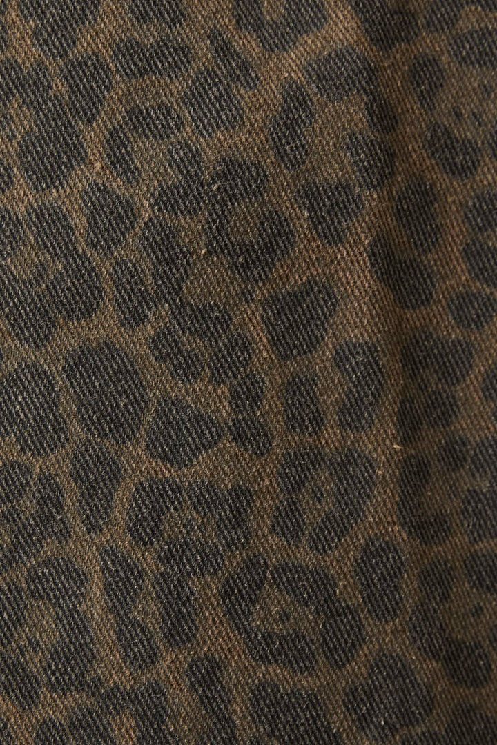 Leopard Mid Rise Wrap Skort-Bottoms and Jeans-Anatomy Clothing Boutique in Brenham, Texas