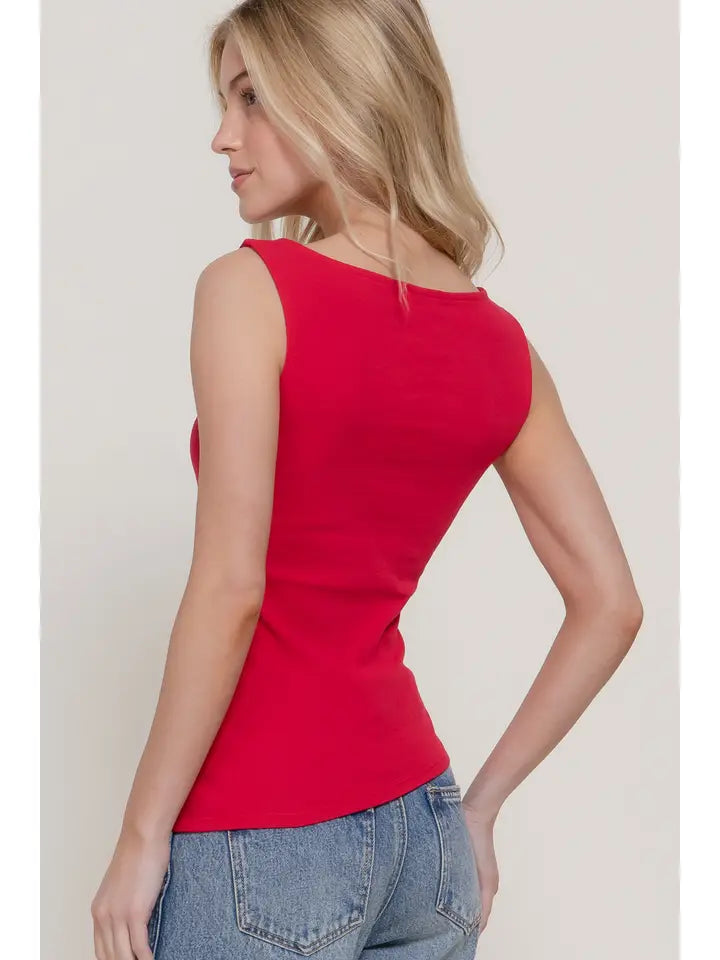 Midnight Muse Top - Red-Tops-Anatomy Clothing Boutique in Brenham, Texas