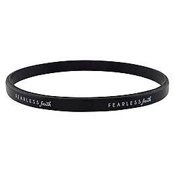 Silicone Bracelet Fearless 4pk-Anatomy Clothing Boutique in Brenham, Texas