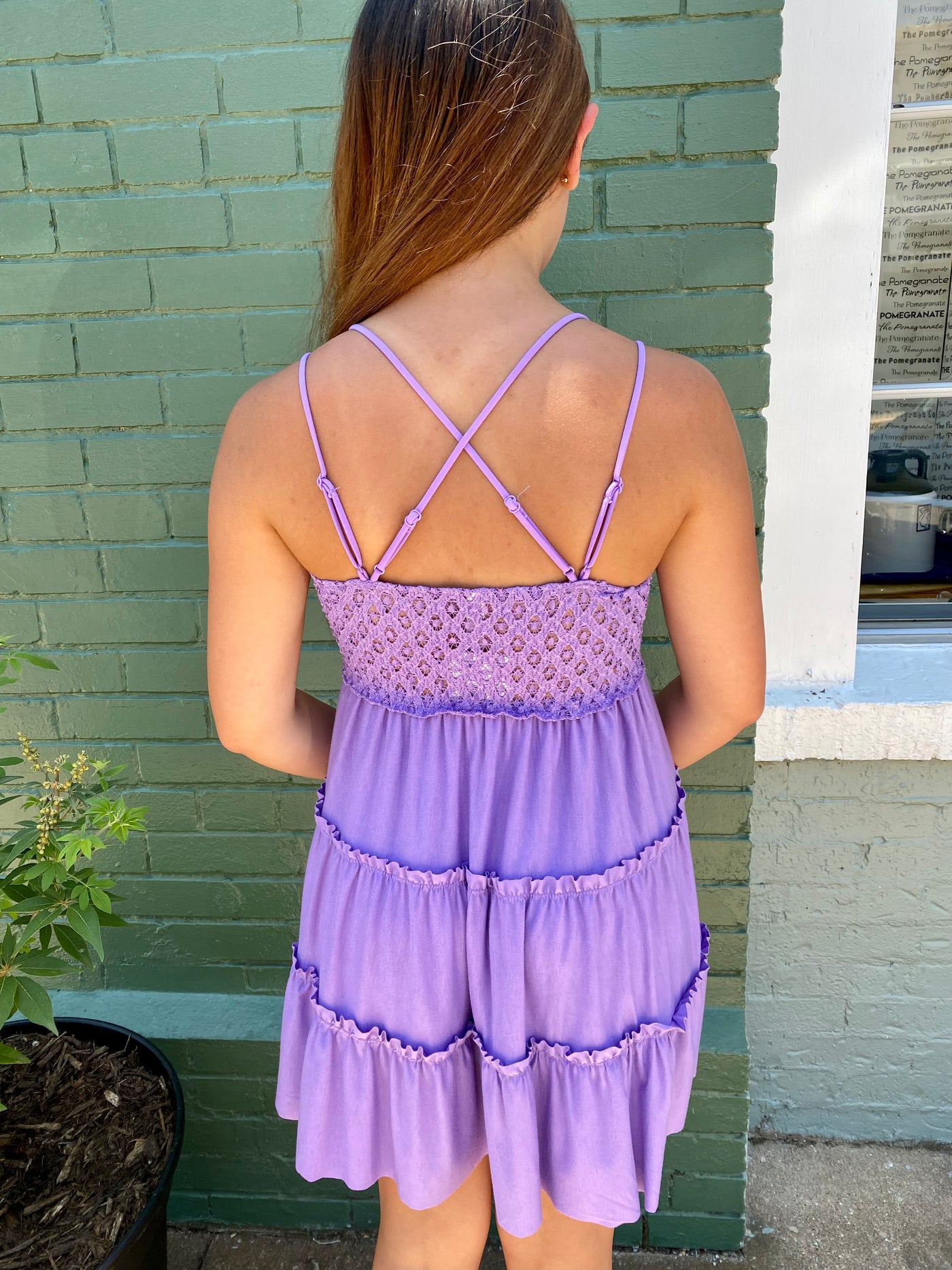 Kate Crochet Lace Dress Tunic-Dresses-Anatomy Clothing Boutique in Brenham, Texas