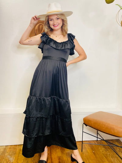 Mercy Multiway Black Dress KINDOM-Dresses-Anatomy Clothing Boutique in Brenham, Texas