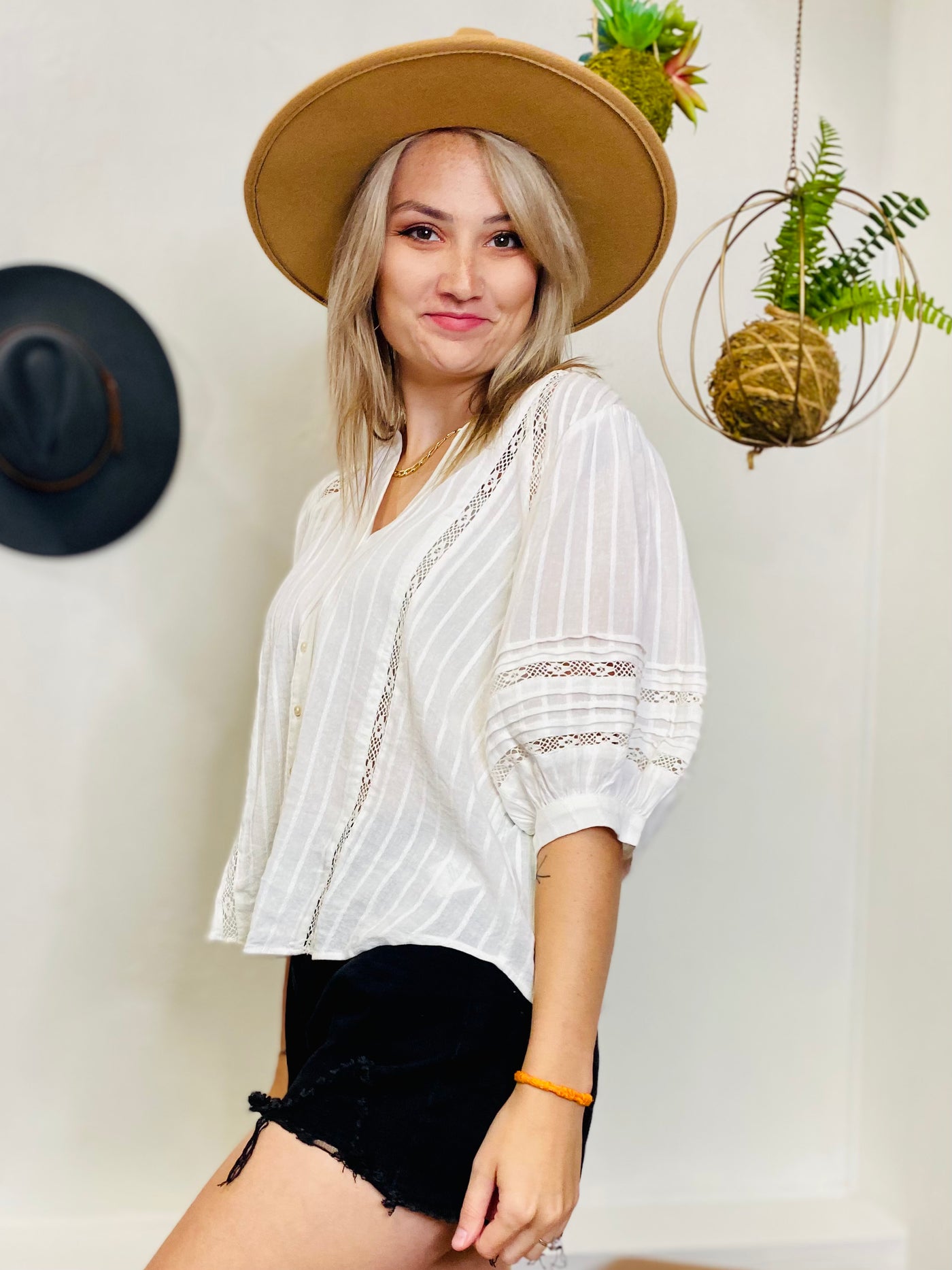 Elliot Lace Top Z SUPPLY-Tops-Anatomy Clothing Boutique in Brenham, Texas