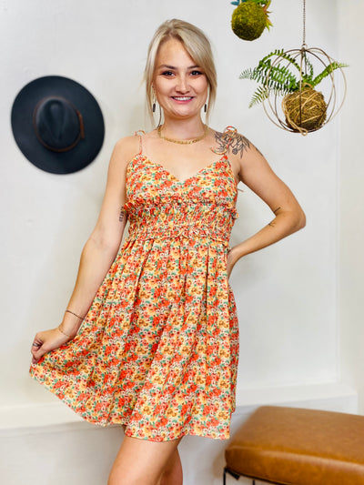 Ashlin Floral Dress UMGEE-Dresses-Anatomy Clothing Boutique in Brenham, Texas